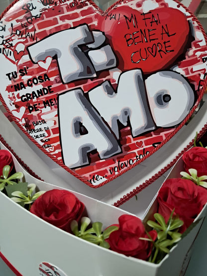SCATOLA CON DOPPIO CUORE SORPRESA