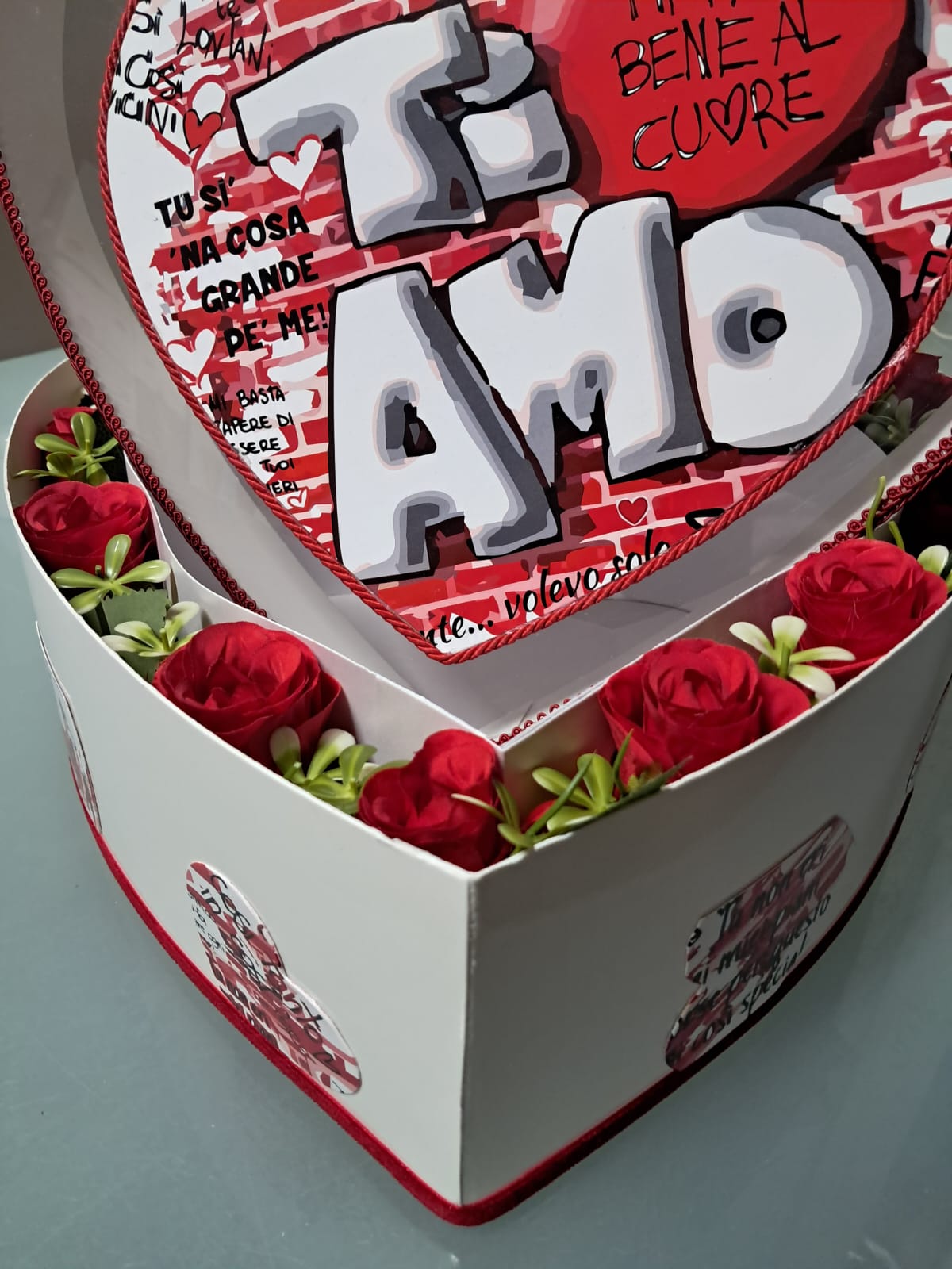 SCATOLA CON DOPPIO CUORE SORPRESA