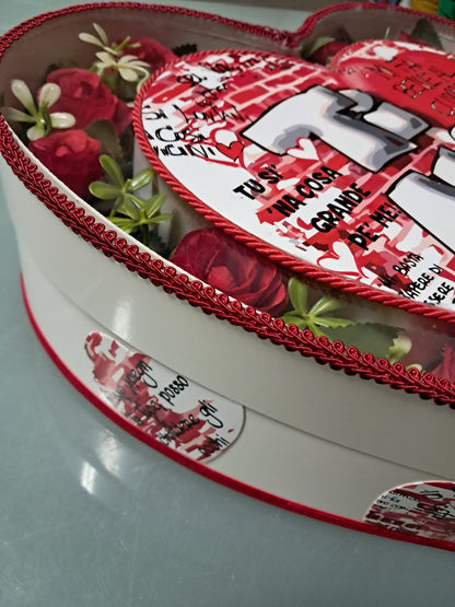 SCATOLA CON DOPPIO CUORE SORPRESA