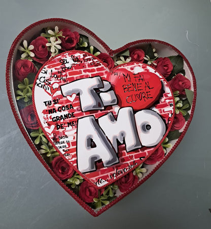 SCATOLA CON DOPPIO CUORE SORPRESA