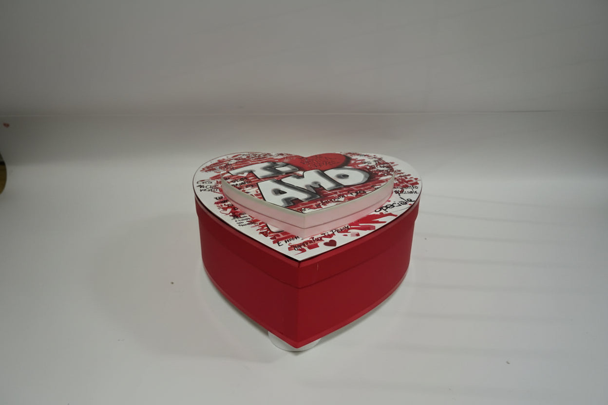 SCATOLA A CUORE SORPRESA LUMINOSA